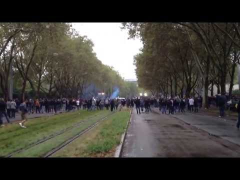 Derby Ausschreitungen 25.08.2013 Waldhof Mannheim SVW - Kickers Offenbach OFC