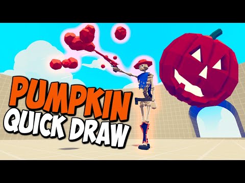 Pumpkin Quick Draw vs Every Faction - TABS MODS WILD WEST FACTION UPDATE GAMEPLAY