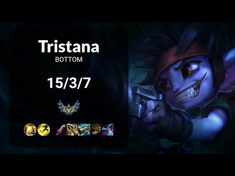 Tristana vs Jhin BOTTOM - KR CHALLENGER Patch 14.22
