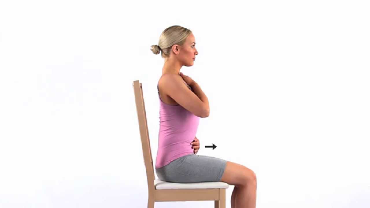 How to do Diaphragmatic breathing sitting - YouTube