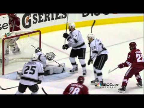 Keith Yandle goal. Los Angeles Kings vs Phoenix Coyotes Game 5 5/22/12 NHL Hockey