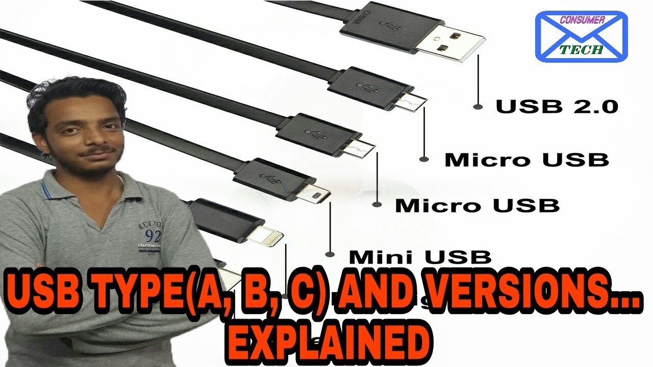usb type A, B, C................EXPLAINED