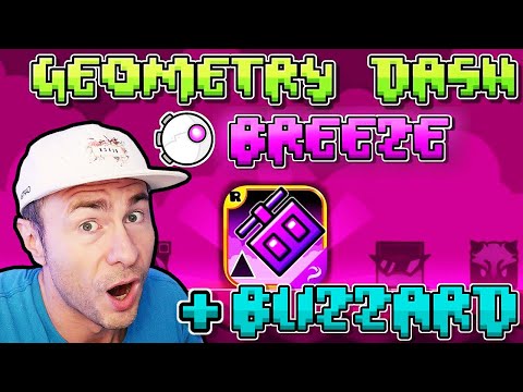 Geometry Dash NEW GAMES Breeze + Blizzard ALL LEVELS