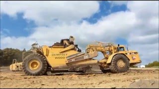 preview picture of video 'Dempsey Wood Beachlands Scrapers In Action'