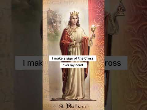Daily Prayer | Powerful Prayer to St. Barbara