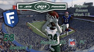Catastrophe in Buffalo! Madden 20 PC Modded-Jets Rebuild - S3/2020 Week 14 vs NE - Ep. 58