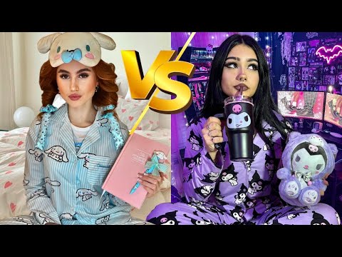 MORNING ROUTINE CLEAN GIRL🎀 vs DARK GIRL💜 - by Charlotte M.