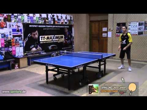 SPINLORD Keiler 2.0 mm BH controlled attack on SPINLORD Ultra Carbon blade