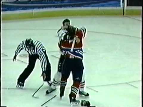 Frazer McLaren vs Tanner Stockwell WHL Oct 8/03