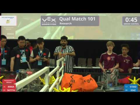 2017 VRC Res Q101 - 8086A 56777A vs 5150D 934Z - 26 to 21