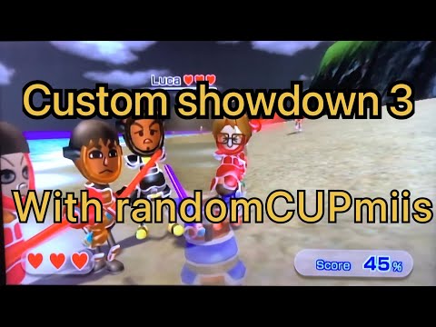 WSR - storm island (but with RandomCUPmiis) - ( Custom showdown 3)