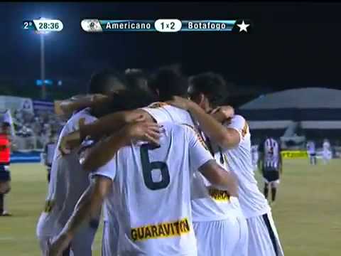 Taça Rio 2012 - 1ª rodada - Americano 2 x 4 Botafogo - gols