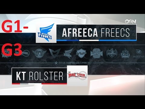 AFS vs KT Game 1-3 Highlights - 2017 LCK SPRING SPLIT - FULL HIGHLIGHTS