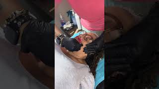 @k.knox24 Upper Lip & Chin Waxing with Sexy Smooth Cherry Desire Hard Wax | Esthetician Tutorial