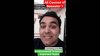 Environmental Sciences Semester 1 Complete Notes🔥| OBE Delhi University Exams | 8 PM Detailed Video