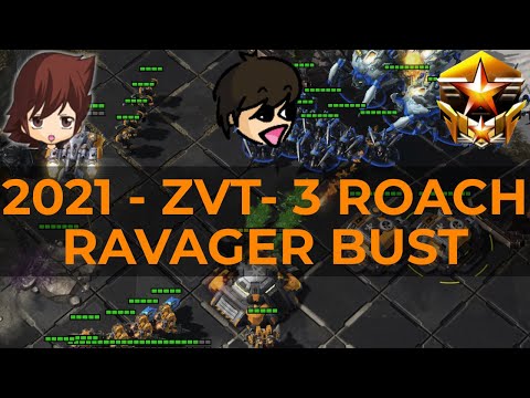GUIDE - 3 ROACH PUSH - Roach Ravager Transition - 2021 - Starcraft 2