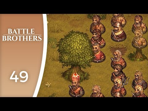 Twenty four rotting undead and their master - Let's Play Battle Brothers #49