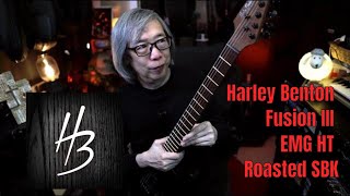 Video thumbnail for Black Beauty!! Harley Benton Fusion III EMG HT Roasted SBK by Jon is just TOO LouD!!
