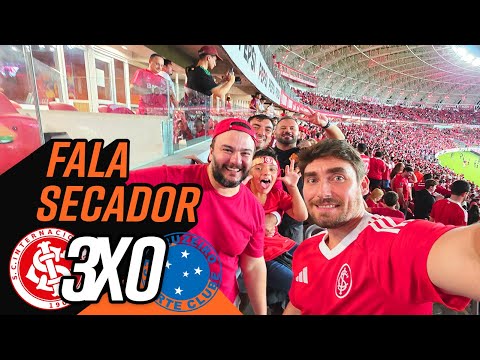 QUE TIME DE FUTEBOL! INTER 3 X 0 CRUZEIRO / BRASILEIRÃO / VLOG 240