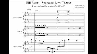 Bill Evans - Spartacus Love Theme (from Conversations With Myself) - Piano Transcription