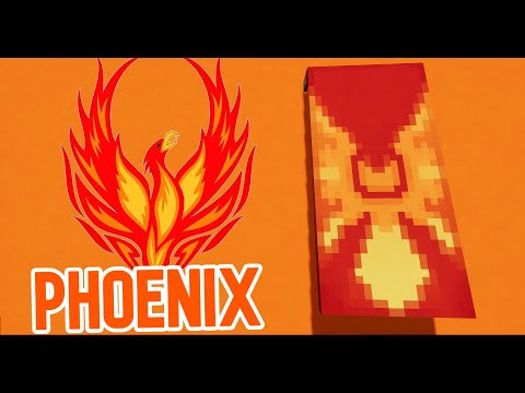 JONII - How to make a PHOENIX banner in Minecraft!