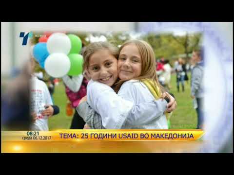 Lela Jakovlevska and Nebojsha Mojsovski on Utrinska na Telma TV Marking USAID's 25 Year Anniversary