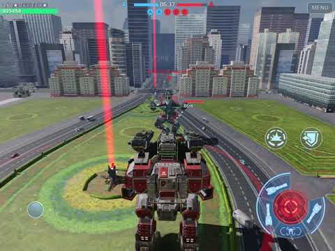 #warrobots Titans war. Minos vs Arthur ..70m new shotguns