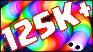 125K+ SLITHER.IO WORLD RECORD HIGHSCORE - Full Slither.io Gameplay (BIGGEST ON YOUTUBE)