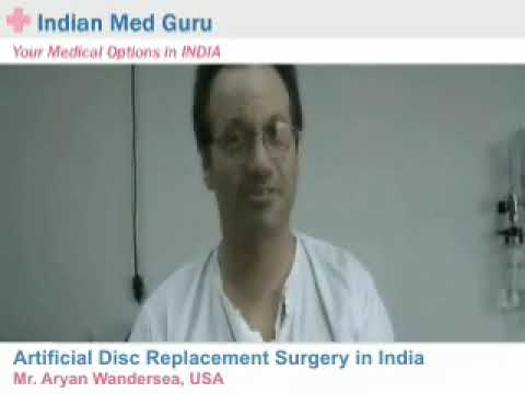 India provides furnished hospitals for disc replacement for US