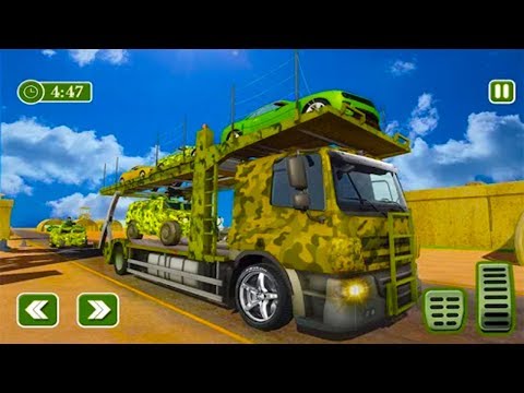 Army Car Transporter 2019 : Airplane Pilot Games - Android GamePlay - Car Transporter Games Android