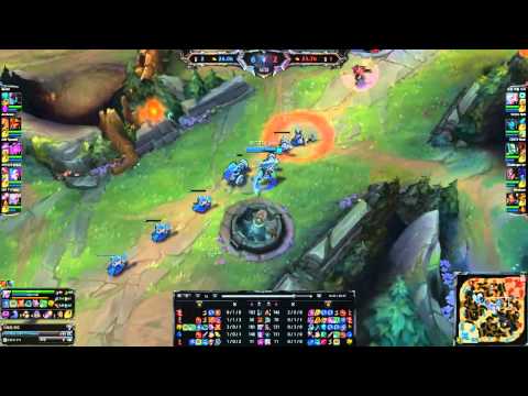 SKT T1 Faker - Diana highlights vs. Twisted Fate - Korean SoloQ - Season 2015 - League of Legends