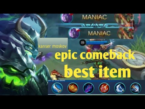 MOSKOV MANIAC NEW META BA? BEST BUILD MOSKOV /MLBB