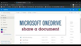 How to Share a File in Microsoft OneDrive
