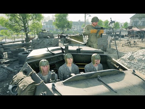 Enlisted: US Forces vs Wehrmacht - Omer - Invasion of Normandy | No Commentary