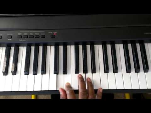 Piano Theory: Whole Step and Half Step method for identifying D Major Keys - Whole Step Half Step