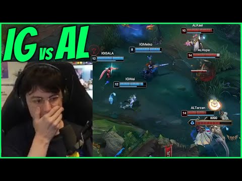 Caedrel Reacts To IG VS AL Elimination Series