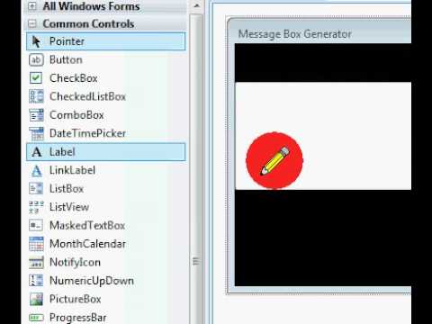 Visual Basic 2008 Message Box Generator Tutorial 1