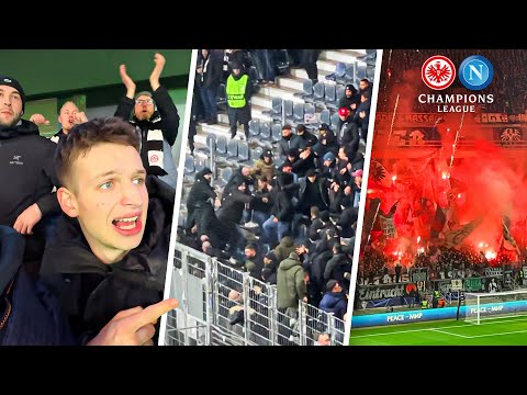 ENGLISH FAN EXPERIENCES FRANKFURT ATMOSPHERE vs NAPOLI