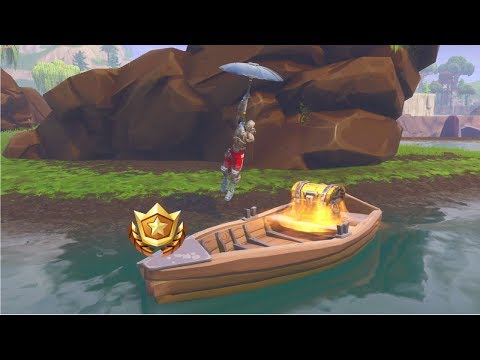 FORTNITE SECRET BATTLESTAR LOCATION LEAKY LAKE SEASON 6 WEEK 7