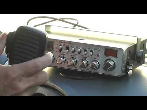 Today we installed the Uniden CB Radio in the van and tested it out
