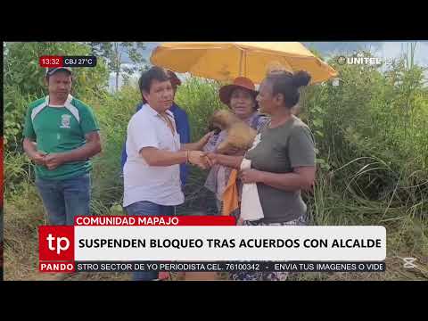 Alcalde de Bella Flor dialoga con bloqueadores y promete mejorar servicios