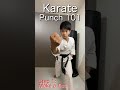 5 EASY STEPS FOR KARATE PUNCHES!!! #shorts