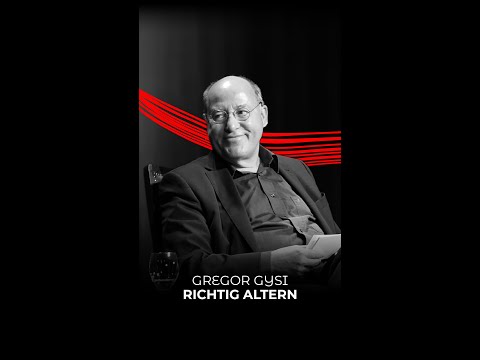 So altert Gregor Gysi besser.