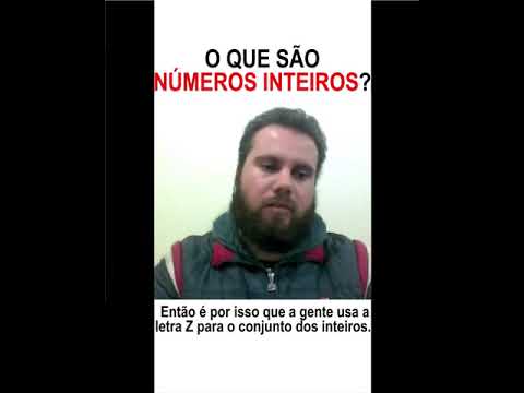 O que são números inteiros?