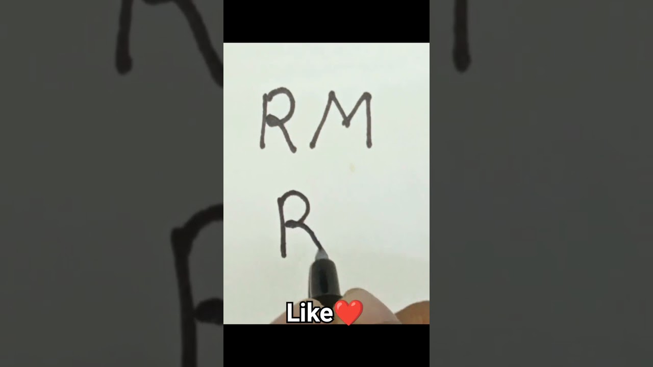 Rm name logo #namelogo  #logodesign