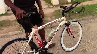 I found a Road Bike Rider in Fulmouth Jamaica