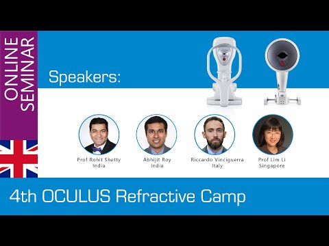 [Online Seminar] 4th OCULUS Refractive Camp