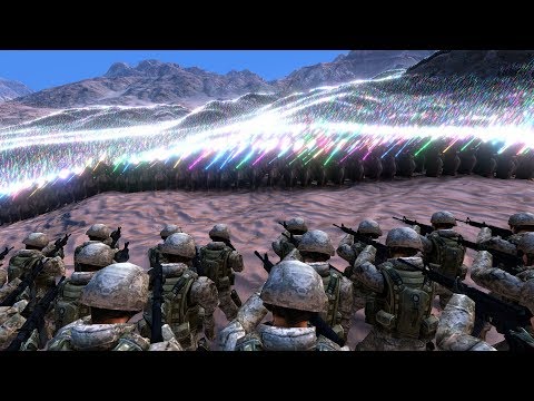 20000 MODERN SOLDIERS vs 20000 JEDI - Ultimate Epic Battle Simulator