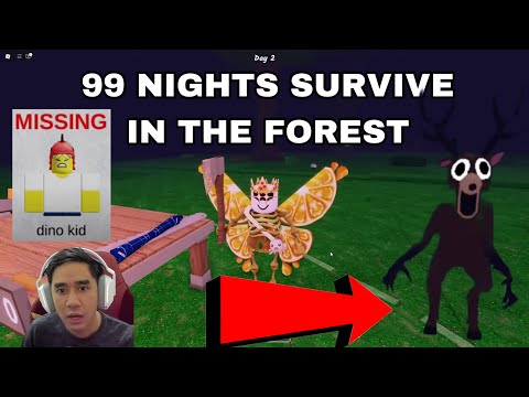 SERAM SURVIVE DALAM HUTAN 😭 99 NIGHTS IN THE FOREST 😈