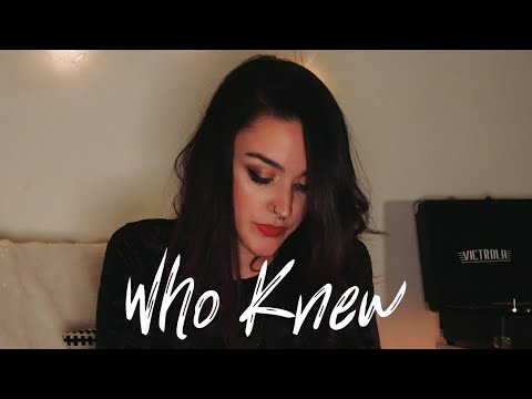 Who Knew (Acoustic Cover by Pink + Bonus!)